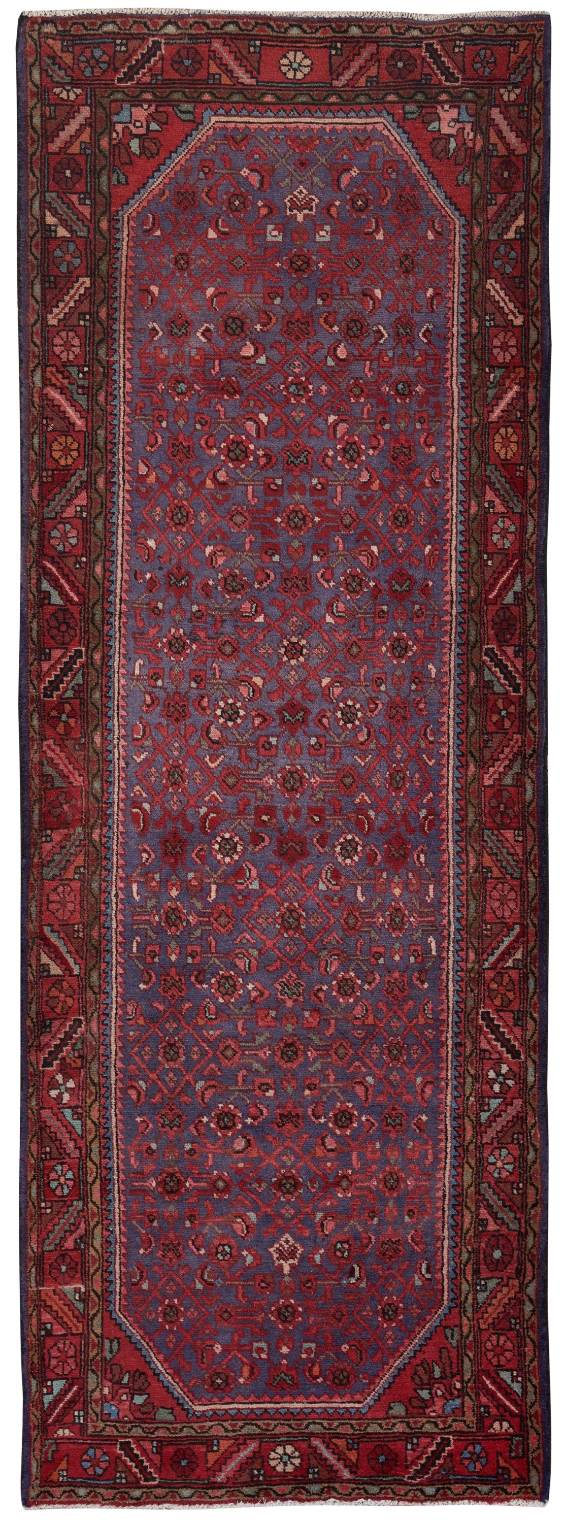 Vintage Red Runner Rug, Traditional Turkmen Extra Long Kitchen Bathroom Rugs,  3x12 Runner Rug, Hallway Runner, Farmhouse Decor, Oriental Rug 