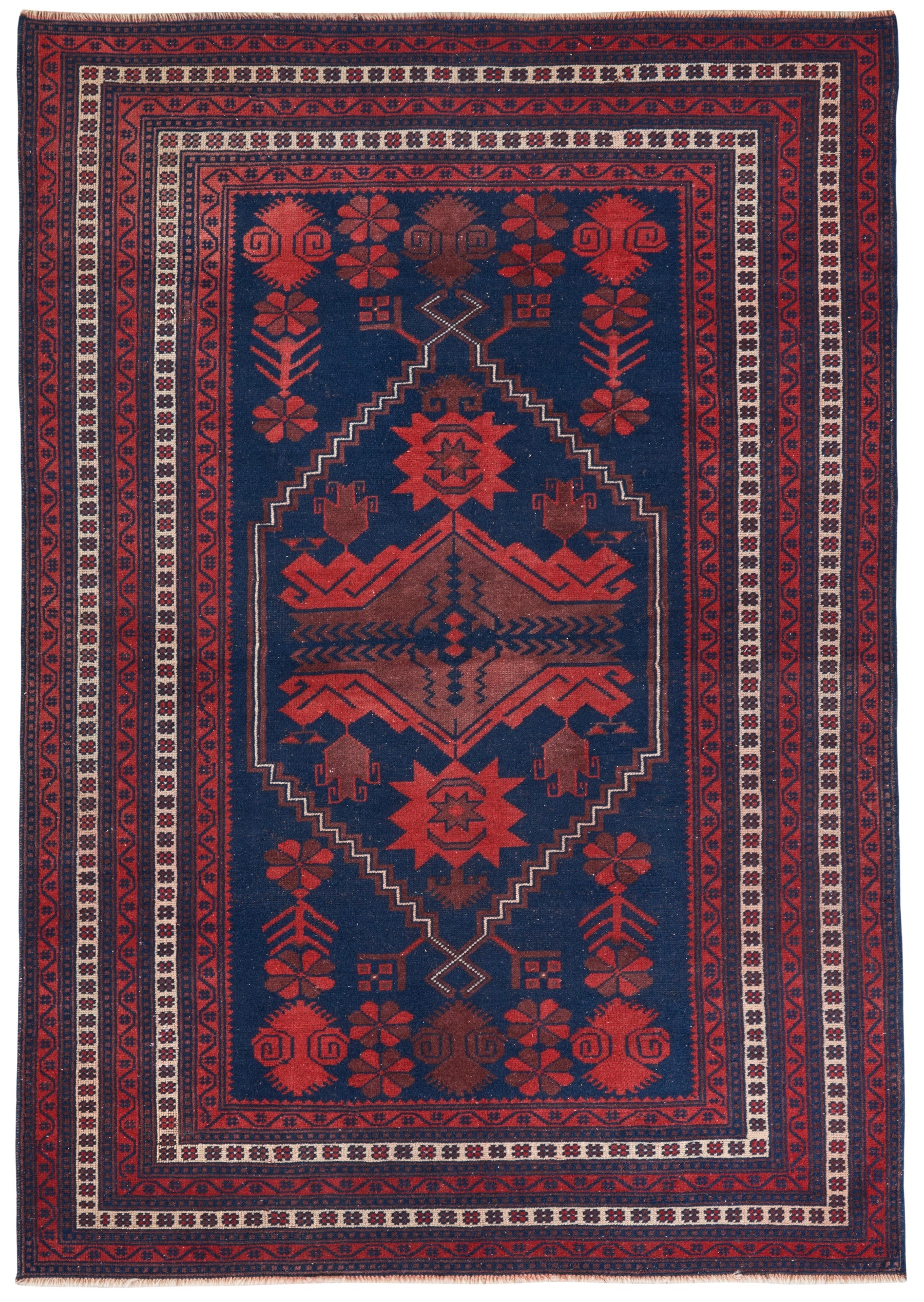 2760 - Turkish Vintage Area Rug (4'9