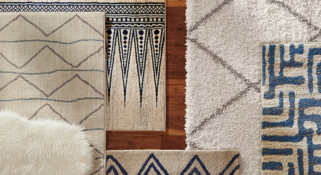 How to layer rugs