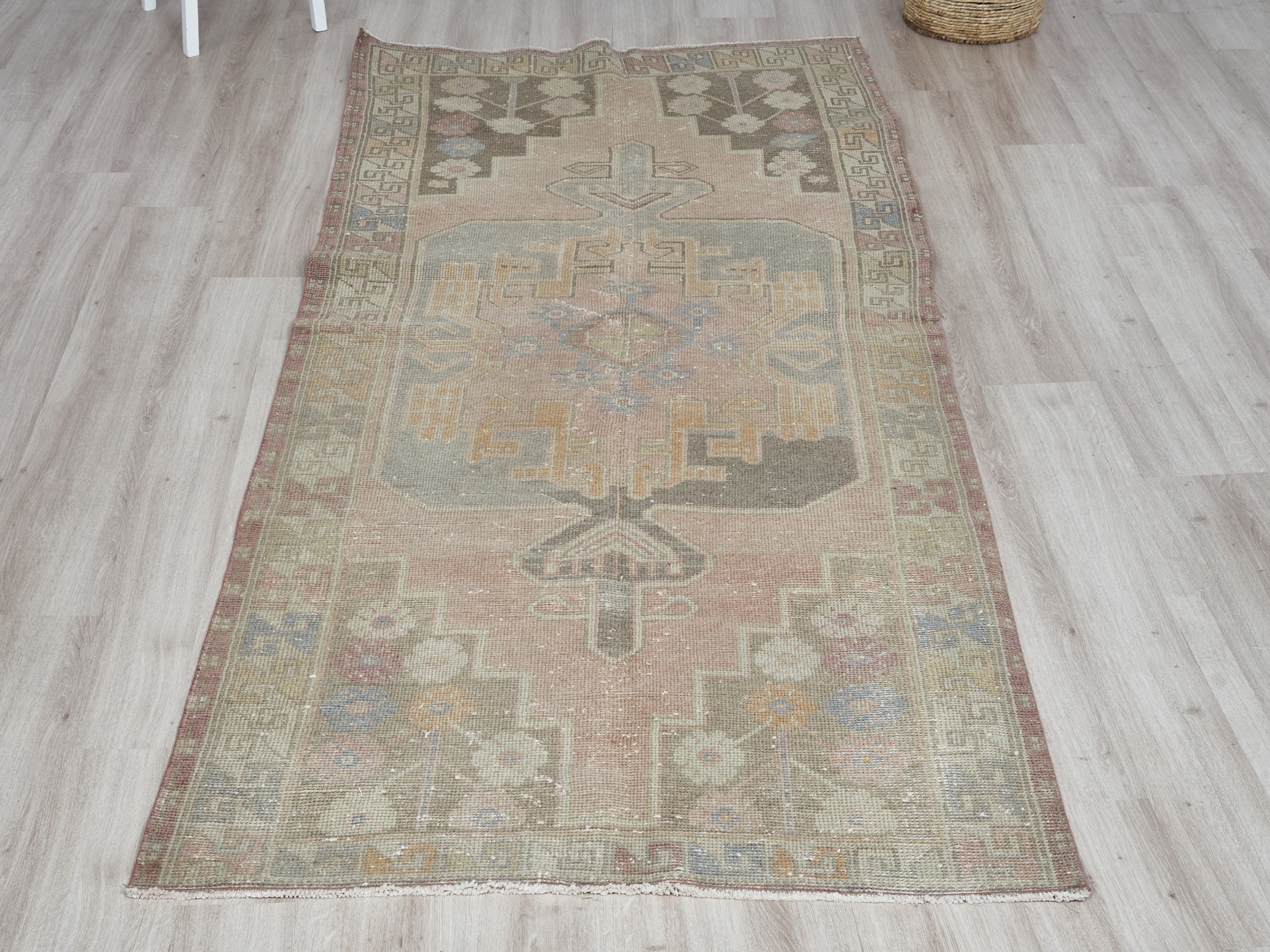 7011 - Turkish Vintage Area Rug (3'8